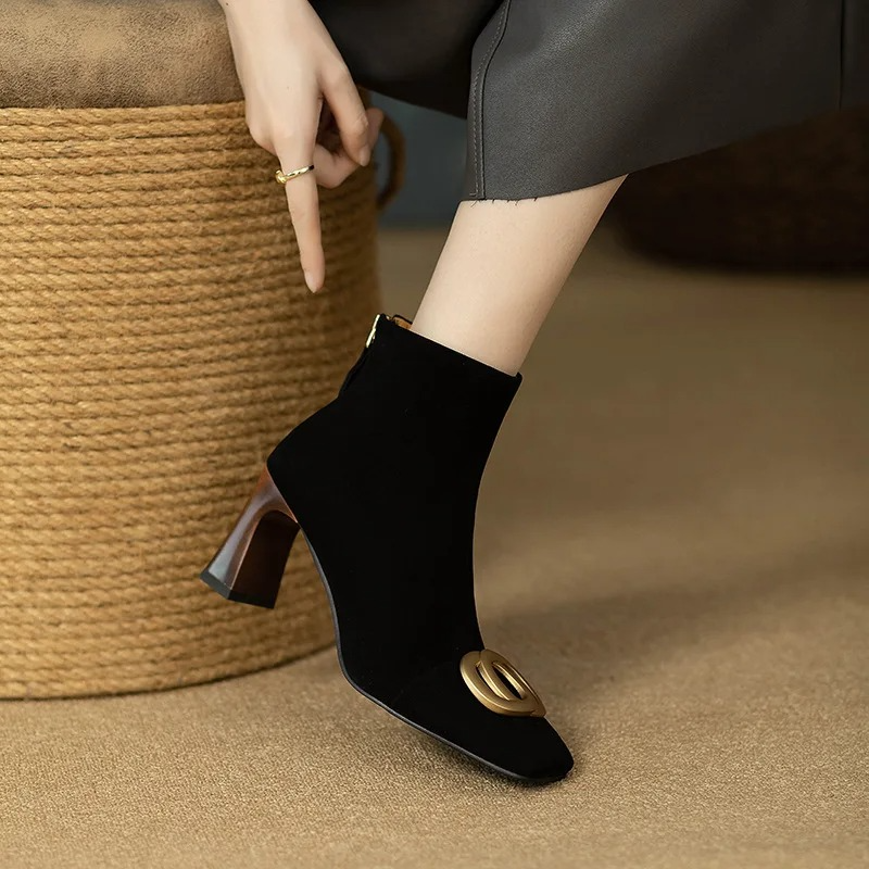 Lucie | Bottes Élégantes Veloutées