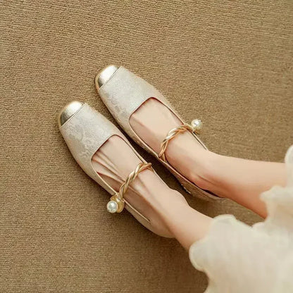 Nora | Talons Élégants à Détail Perlé