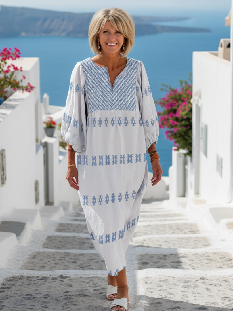 Lucie | Robe Maxi Brodée