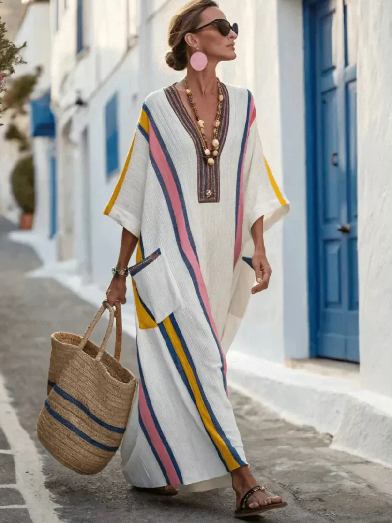Inès | Robe Maxi à Décolleté en V