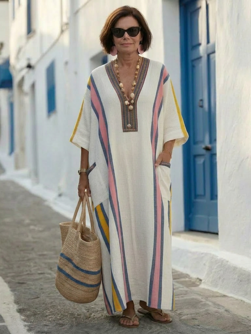 Inès | Robe Maxi à Décolleté en V