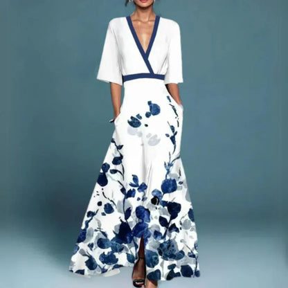 Pauline | Robe d’Été Chic à Décolleté en V