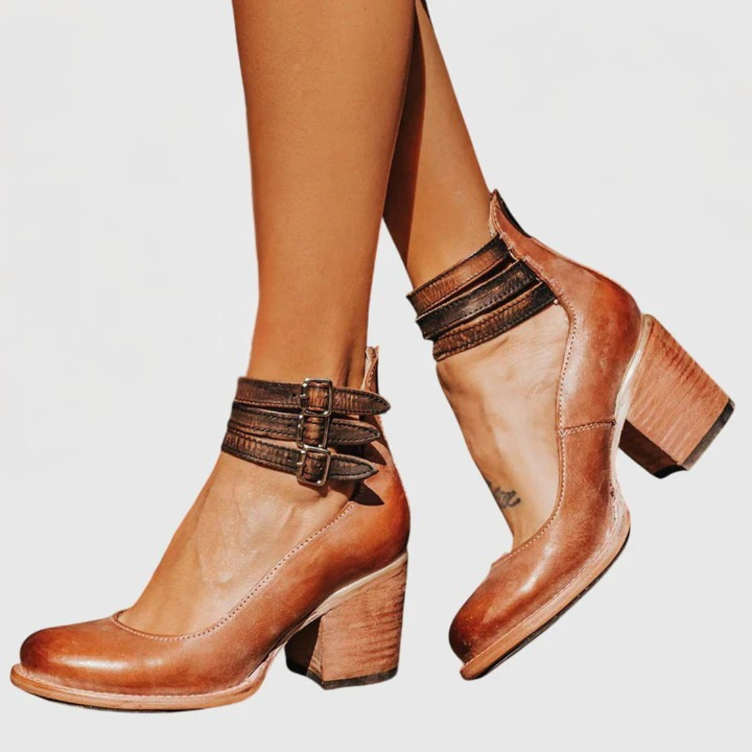 Nina™ | Bottines à Talon Élégantes