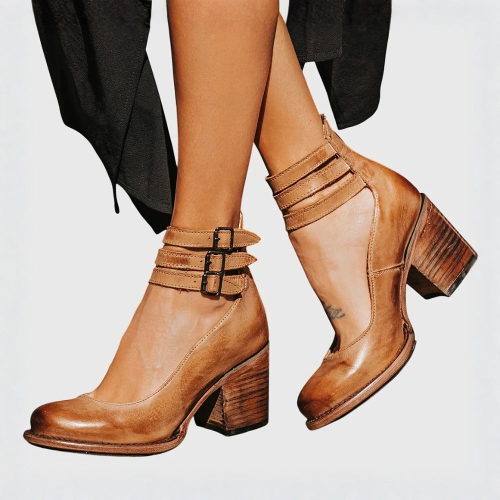 Nina™ | Bottines à Talon Élégantes