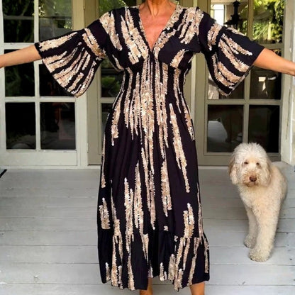 Maëlle™ | Robe Motif Vertical