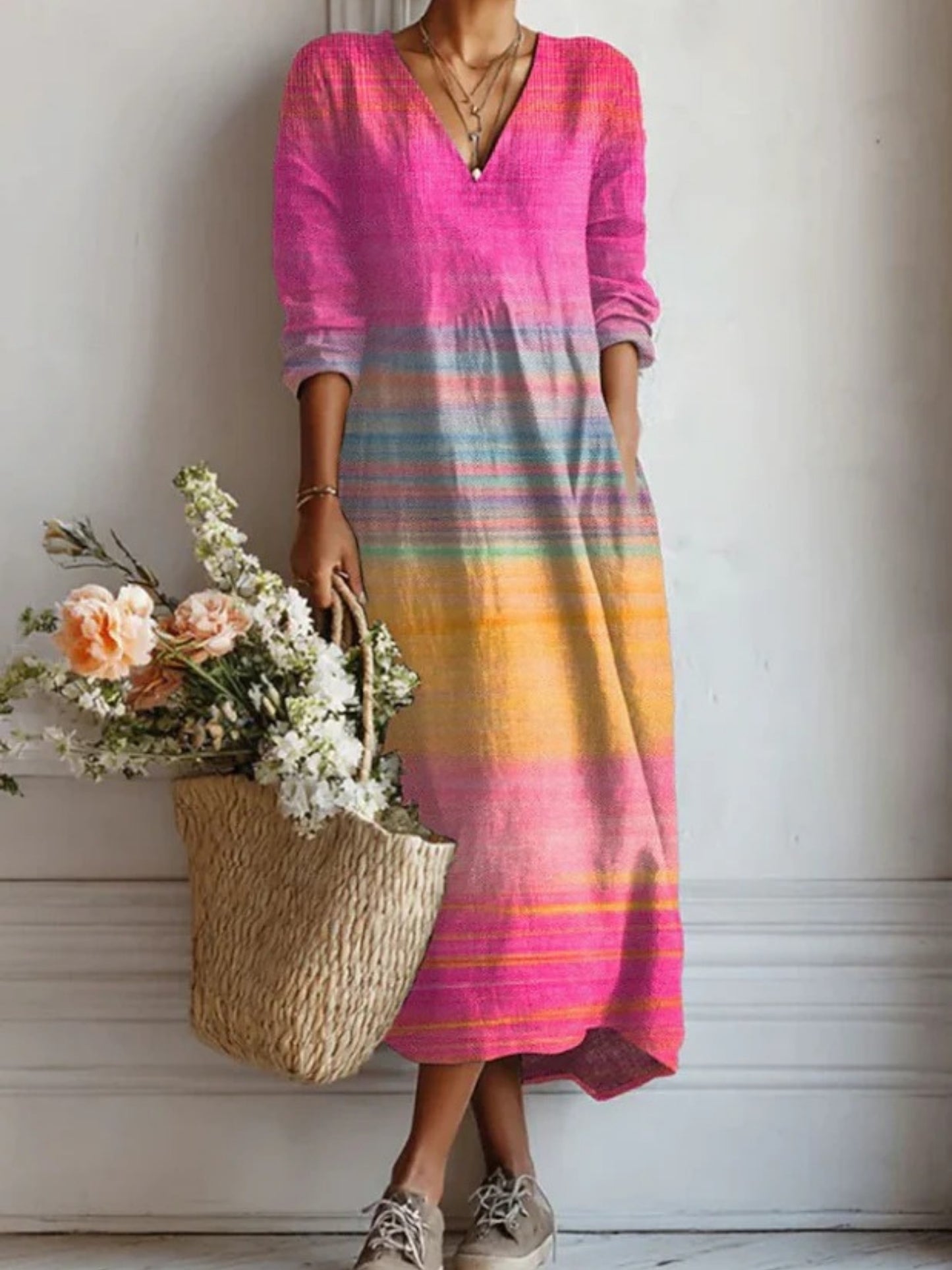 Isaline™ | Robe Artistique Dégradée