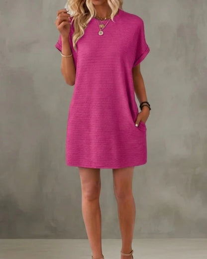 Jeanne | Robe d’Été Minimaliste à Col Rond