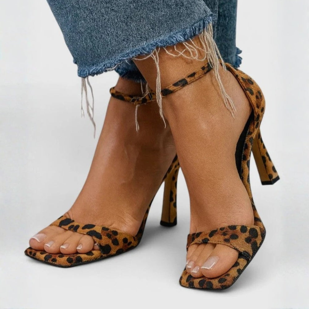 Estelle™ | Sandales Léopard Élégance Moderne