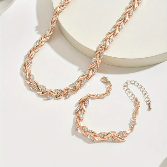 Marilou™ | Parure Maillons Tressés
