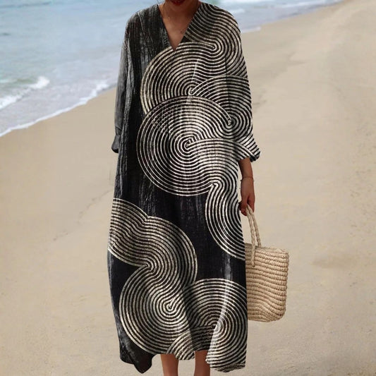 Maïna™ | Robe Longue Motifs