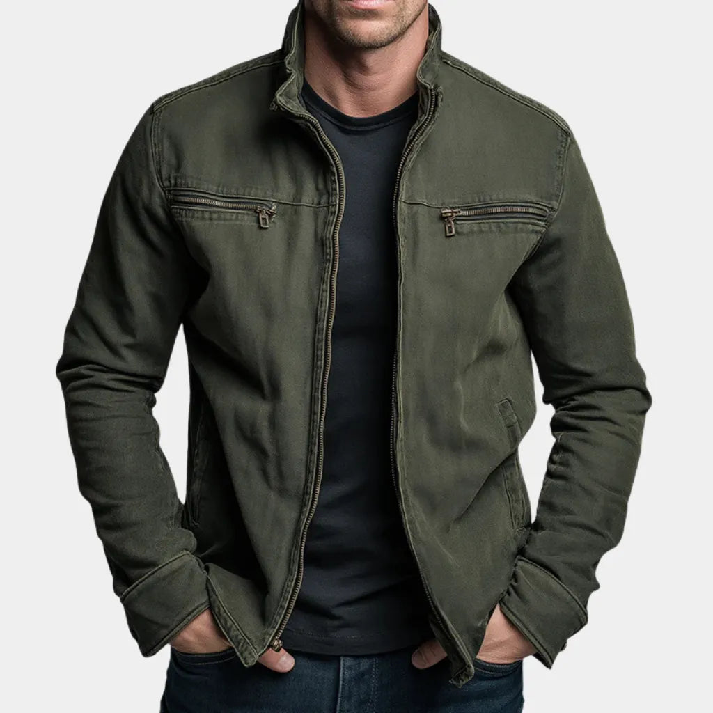Lucas | Veste Vintage à Fermeture Éclair
