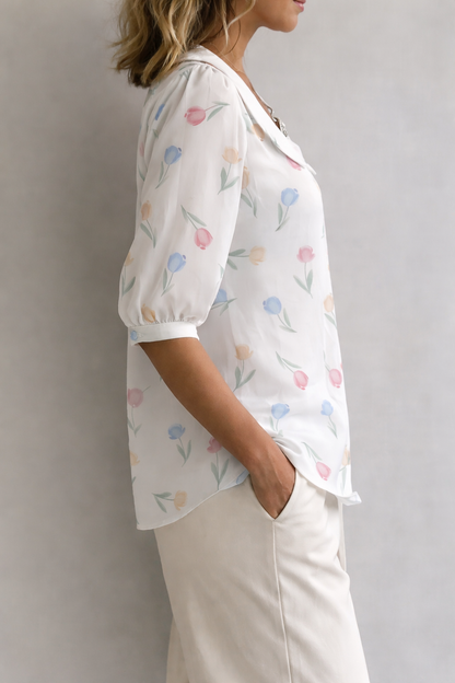 Sarah | Blouse Florale Légère