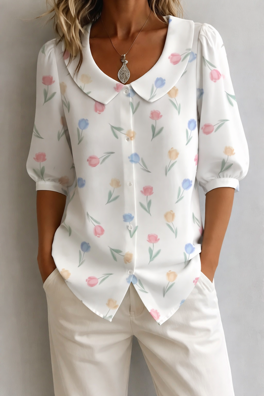 Sarah | Blouse Florale Légère