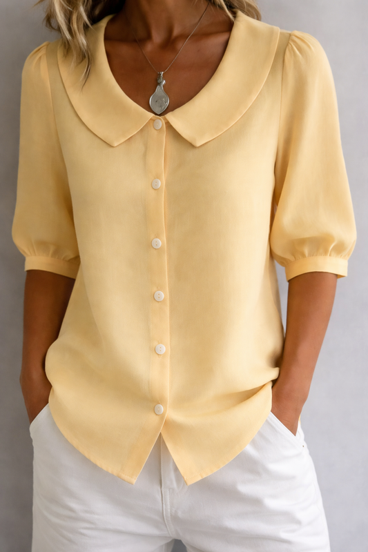 Juliette | Blouse à Col Classique