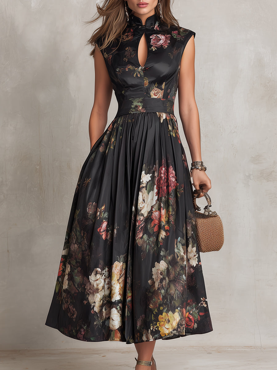 Ariane | Robe Maxi Florale Élégante