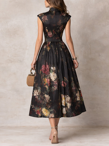 Ariane | Robe Maxi Florale Élégante