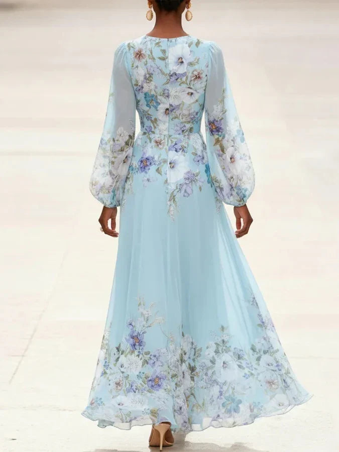Isabelle | Robe Maxi Tropicale Élégante