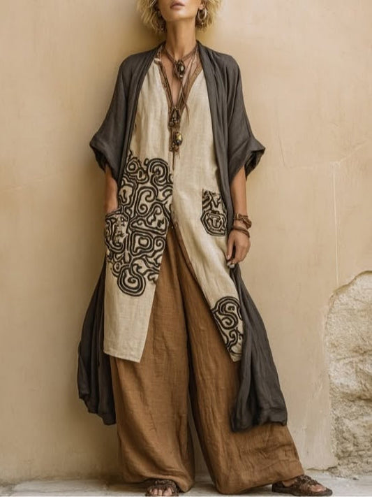 Sabine | Ensemble Tribal Trois Pièces Élégant