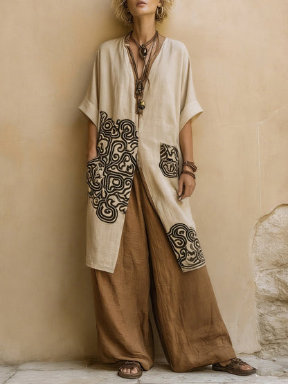 Sabine | Ensemble Tribal Trois Pièces Élégant