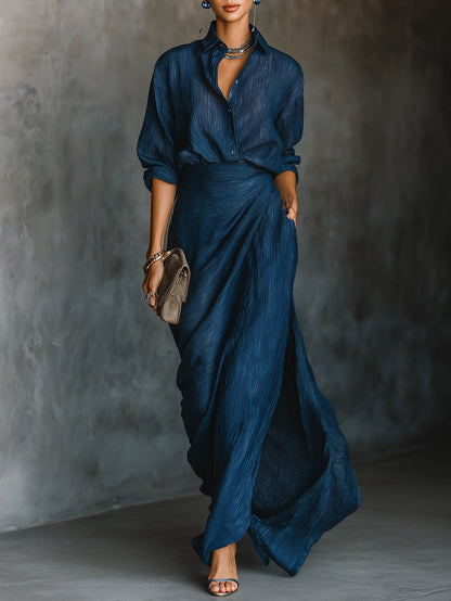 Blandine | Robe Maxi Florale à Col Licou