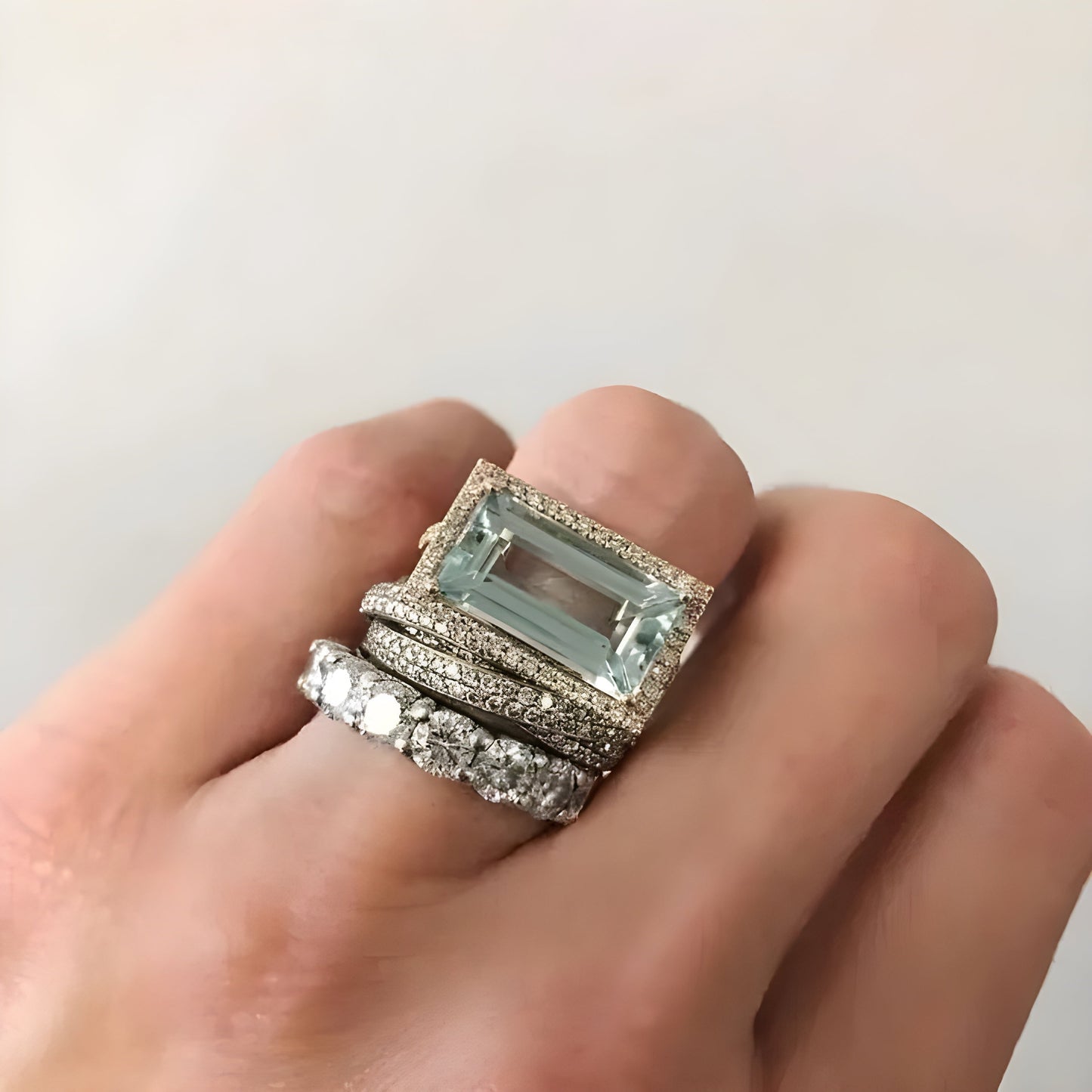 Valérie | Ensemble de Bagues Vintage à Motif Turquoise
