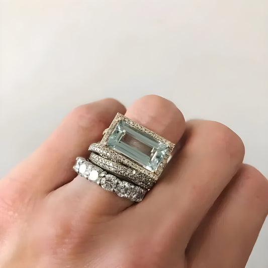Valérie | Ensemble de Bagues Vintage à Motif Turquoise