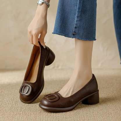 Adèle | Talons Bloc Élégants