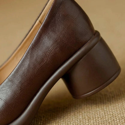 Brigitte | Talons Blocs Élégants