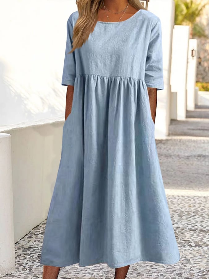 Alvéria™ | Robe Taille Froncée