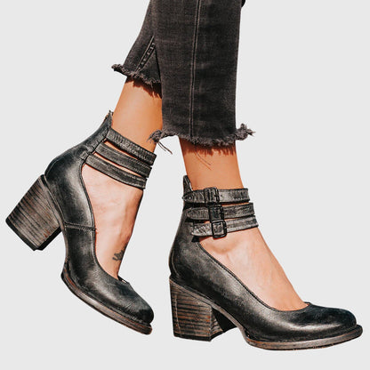 Nina™ | Bottines à Talon Élégantes