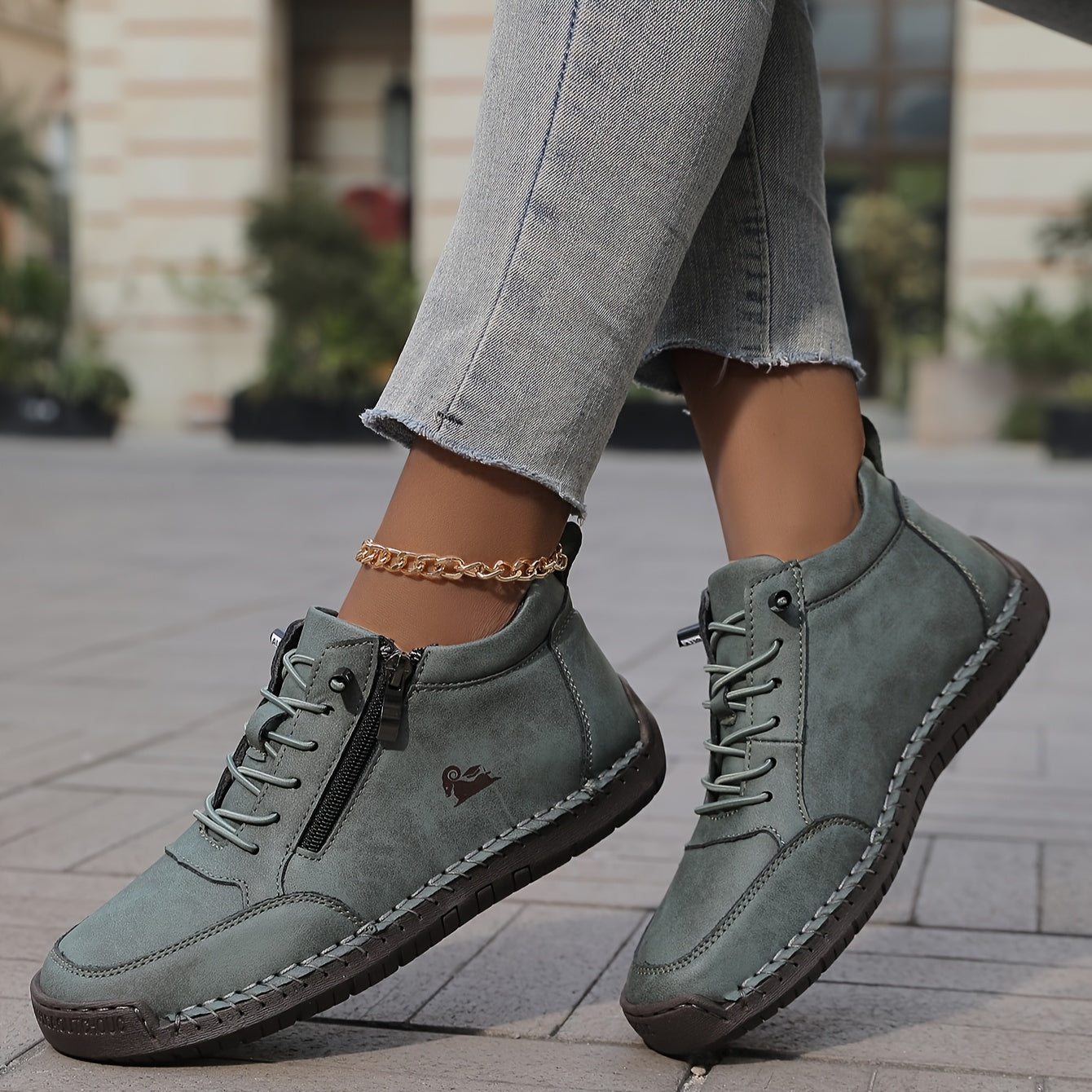 Nora | Chaussures Orthopédiques à Fermeture Éclair
