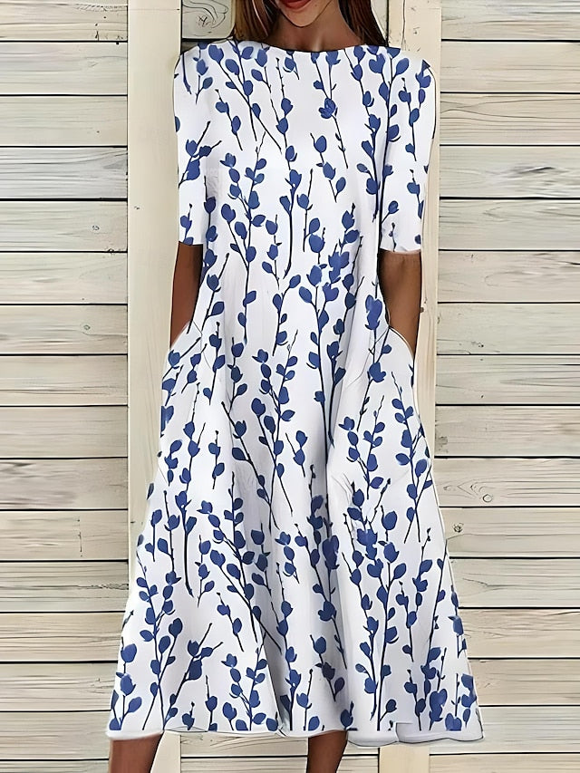 Élise | Robe Fleurie Style Bord de Mer