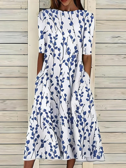 Élise | Robe Fleurie Style Bord de Mer