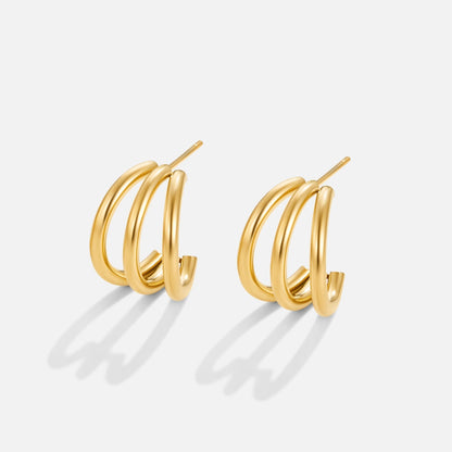 Maristelle™ | Créoles Triple Or
