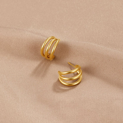 Maristelle™ | Créoles Triple Or