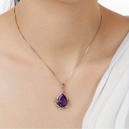 Élora™ | Collier Pierre Violette