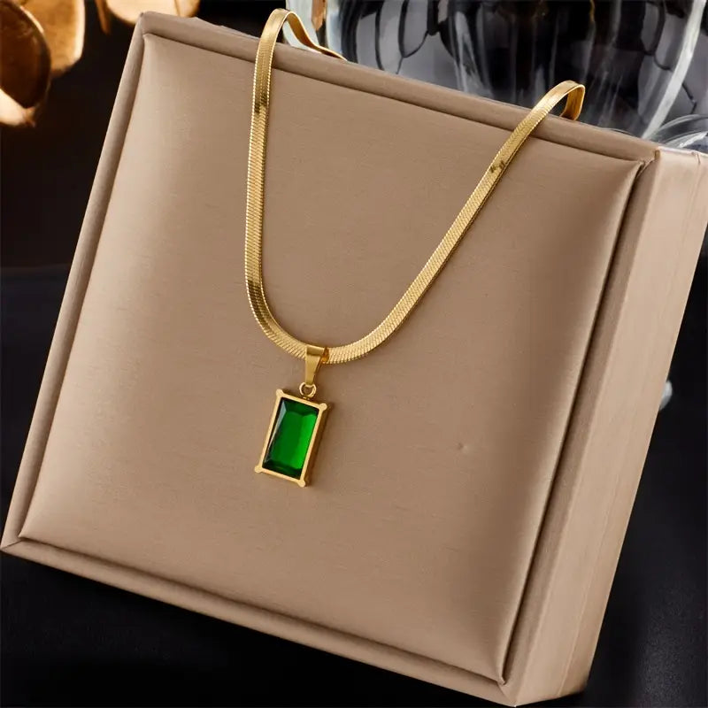 Estelle™ | Parure Pierre Verte