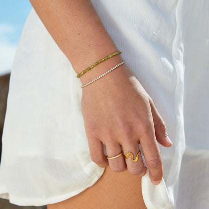 Caliora™ | Bracelet Or Brillant