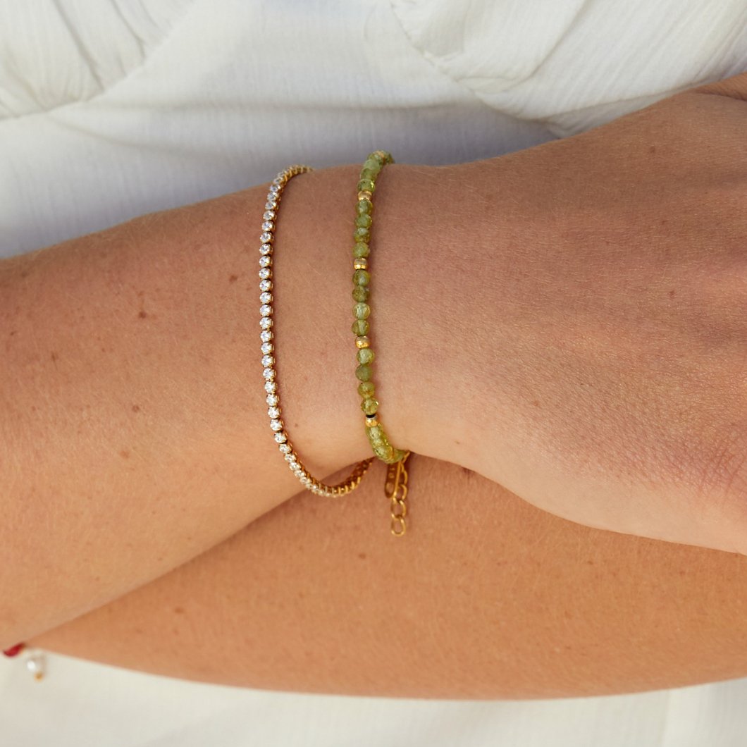Caliora™ | Bracelet Or Brillant