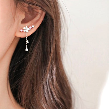 Séloria™ | Boucles Sakura Argent