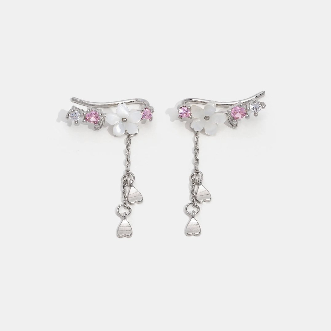 Séloria™ | Boucles Sakura Argent