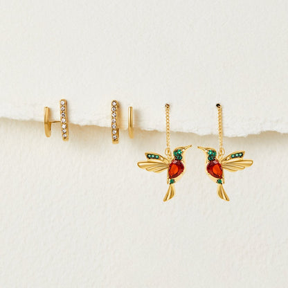 Aurélisse™ | Boucles Colibri Or
