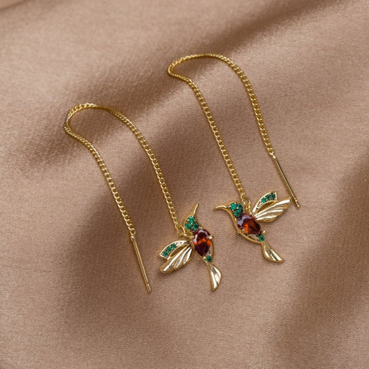 Aurélisse™ | Boucles Colibri Or