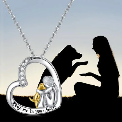 Énora™ | Collier Cœur Chien