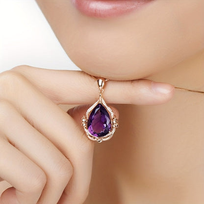 Élora™ | Collier Pierre Violette