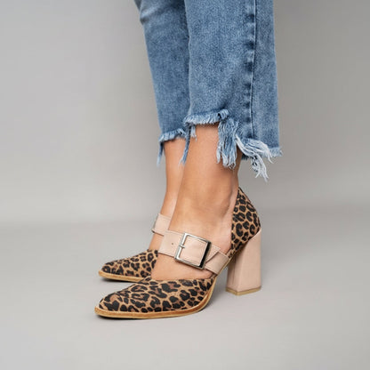 Gabrielle™ | Escarpins Imprimé Léopard Chic