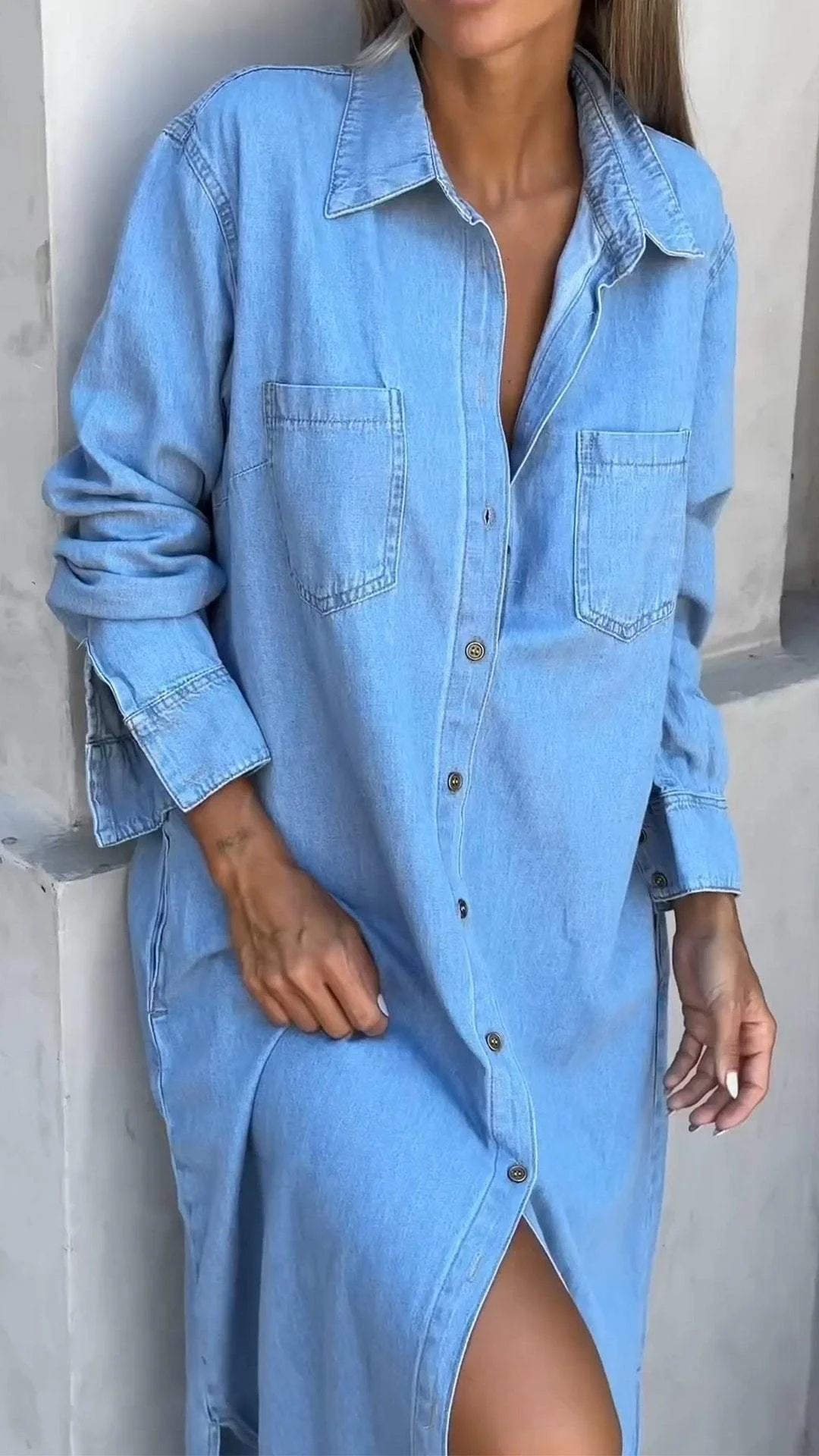 Camille™ | Robe Chemise Longue