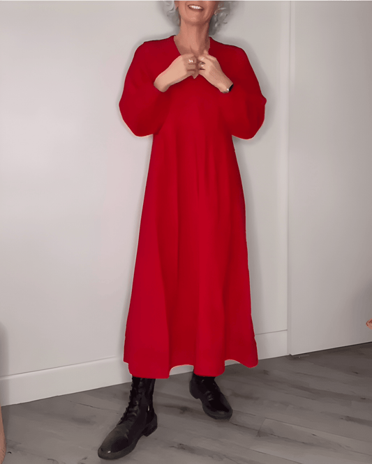 Ysoria™ | Robe Fluide Manches Longues