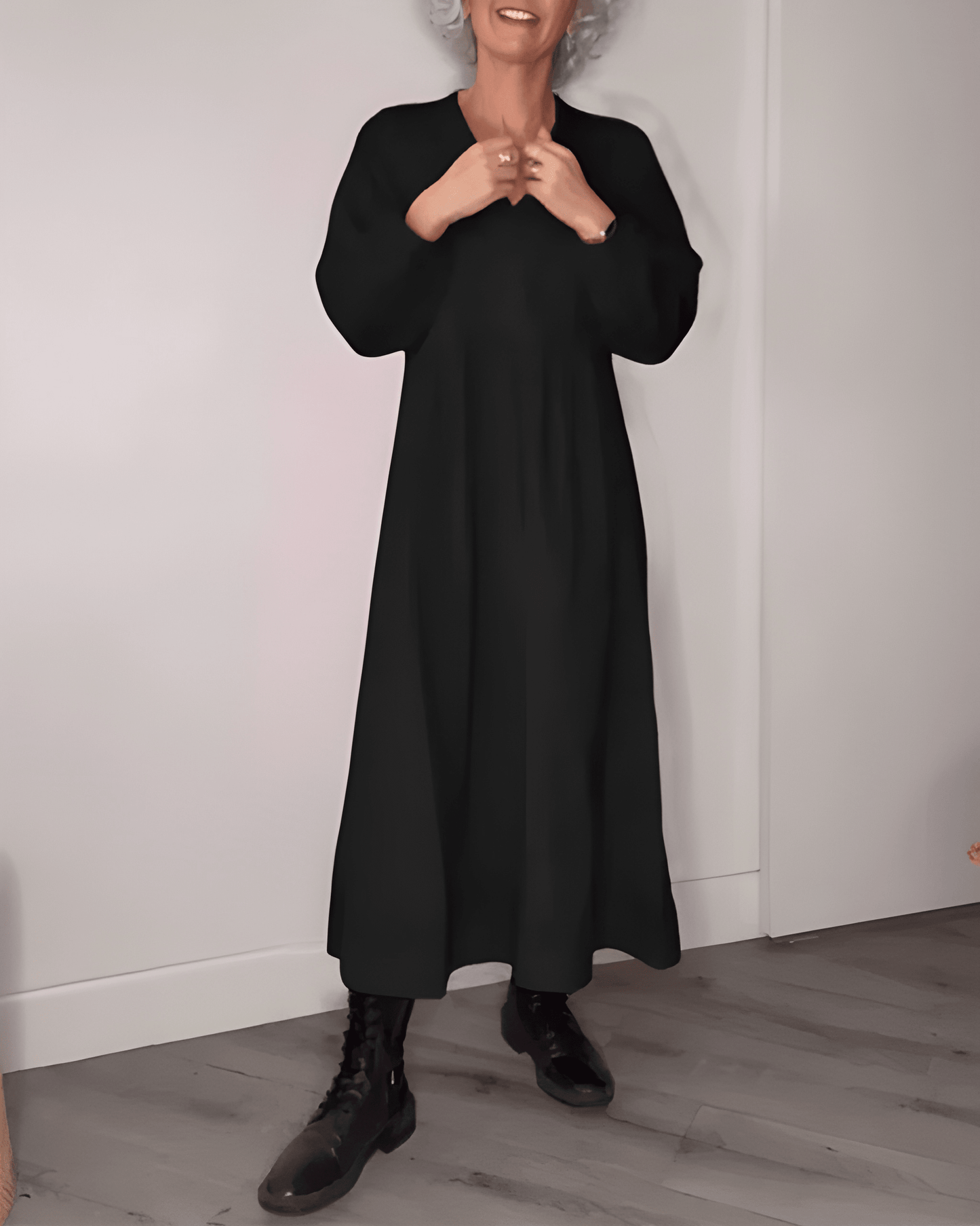 Ysoria™ | Robe Fluide Manches Longues
