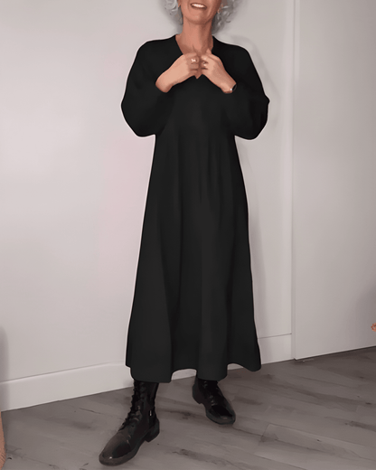 Ysoria™ | Robe Fluide Manches Longues